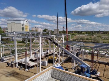 Реконструкция производственной базы РУП "Гродноэнерго" в г. Скидель